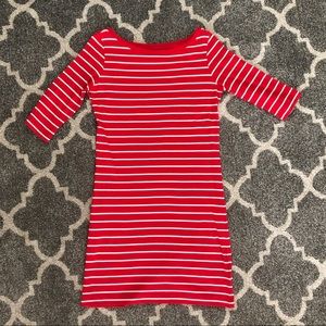 French Connection | stripe boatneck dress